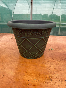 Antiqua pot medium - green